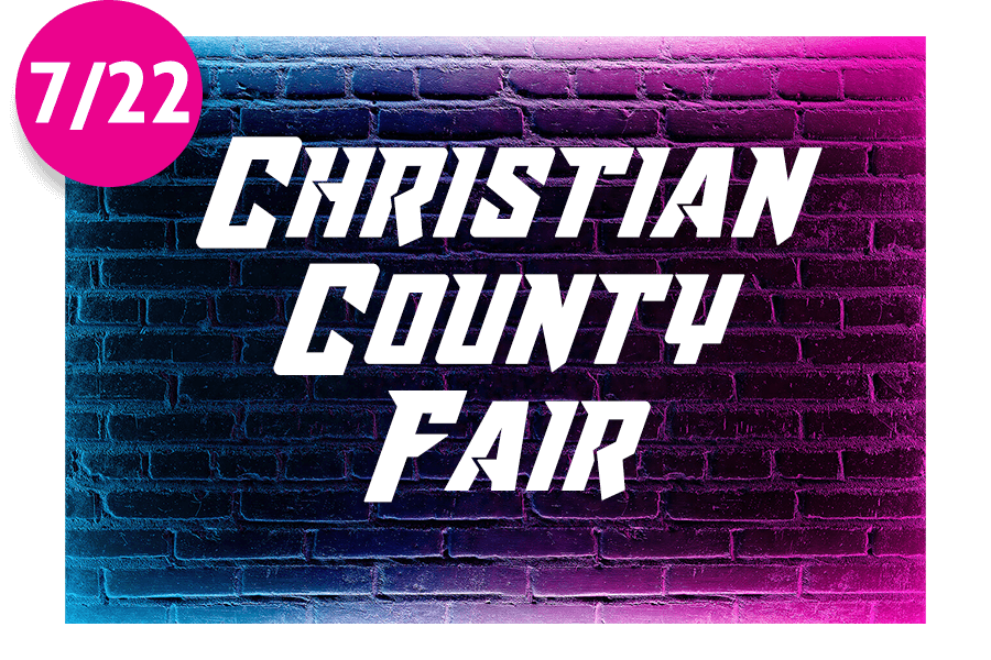 Christian County Fair sign